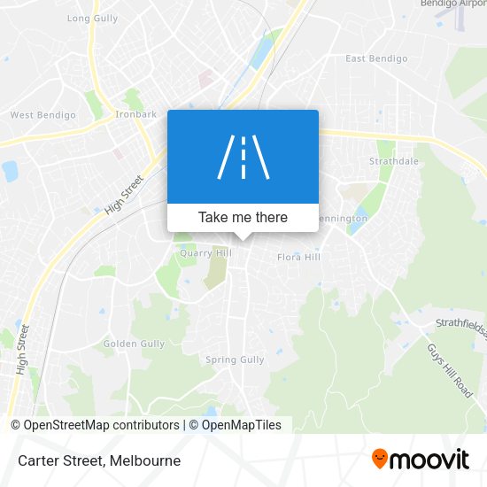 Carter Street map