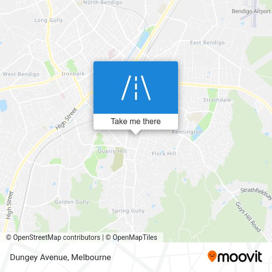 Dungey Avenue map