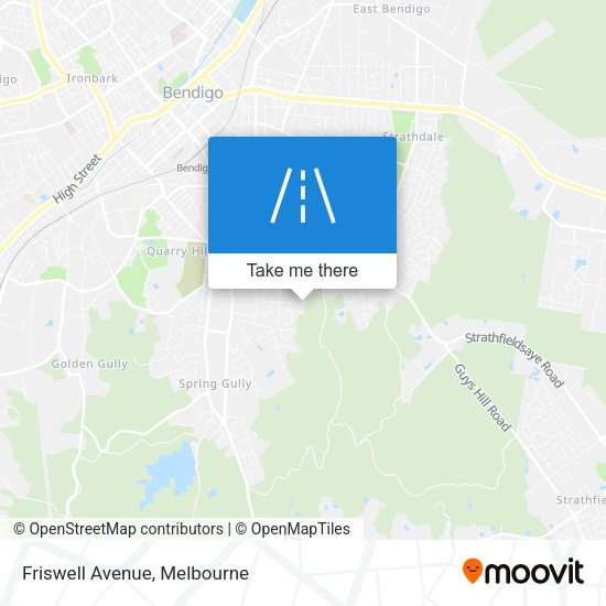 Friswell Avenue map