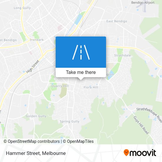 Hammer Street map