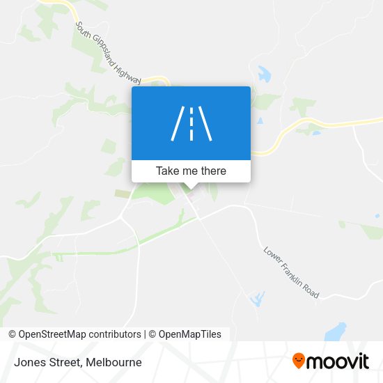 Jones Street map