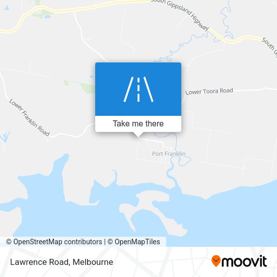 Lawrence Road map