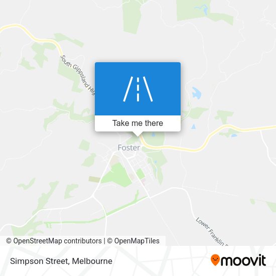 Simpson Street map