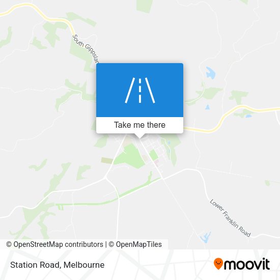 Station Road map