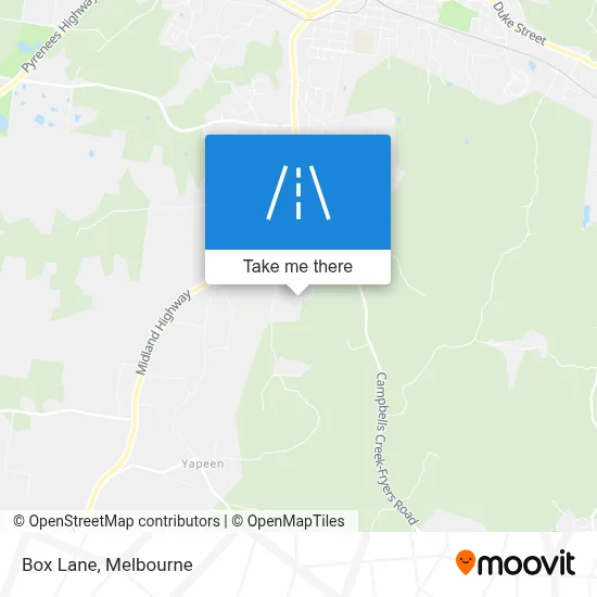 Mapa Box Lane
