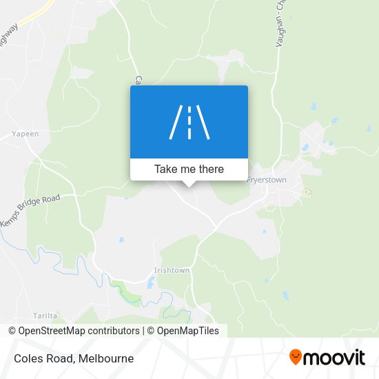 Coles Road map