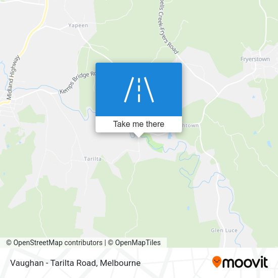 Vaughan - Tarilta Road map