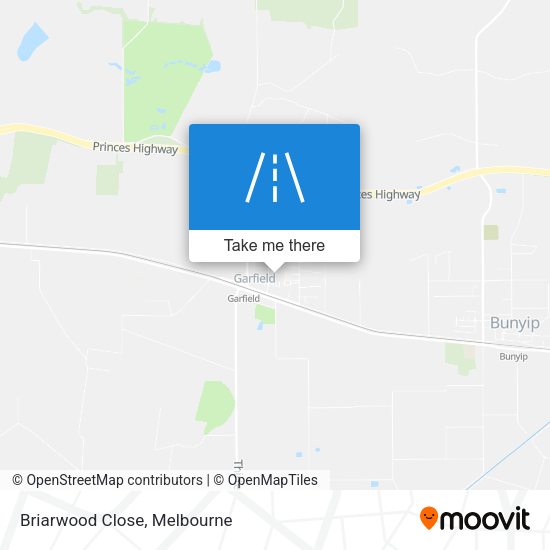 Briarwood Close map