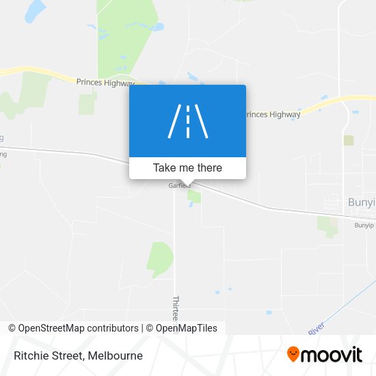 Ritchie Street map