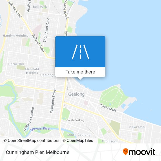 Cunningham Pier map