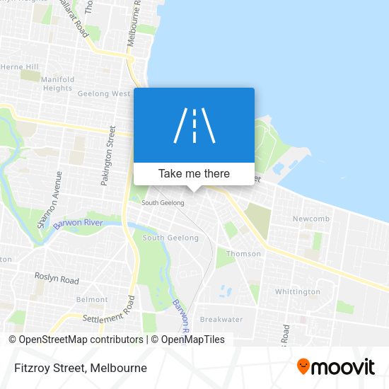 Fitzroy Street map