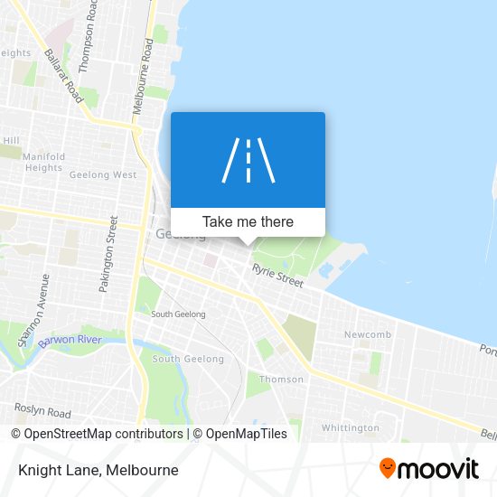 Knight Lane map