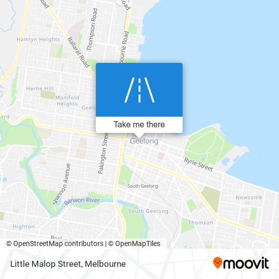 Little Malop Street map