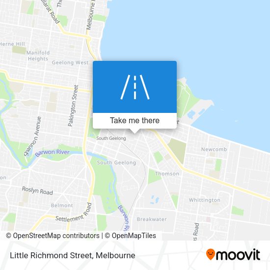Little Richmond Street map