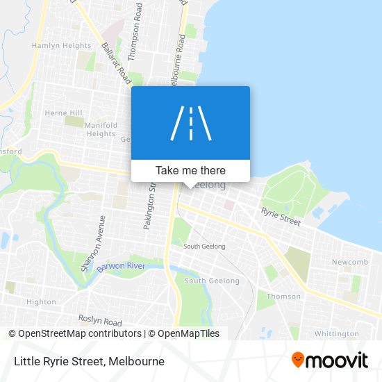 Little Ryrie Street map