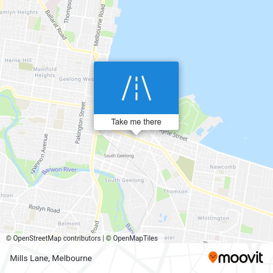 Mills Lane map