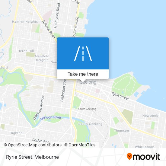 Mapa Ryrie Street