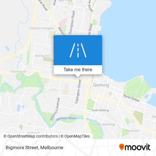 Bigmore Street map