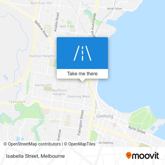 Isabella Street map