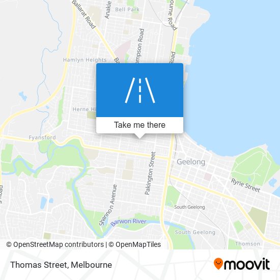 Thomas Street map