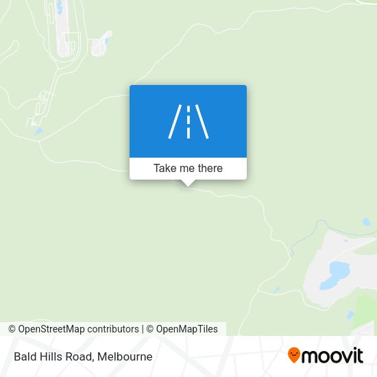 Bald Hills Road map