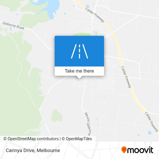 Carinya Drive map