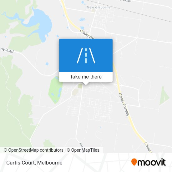 Curtis Court map