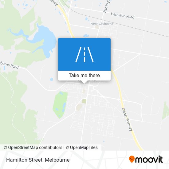 Hamilton Street map