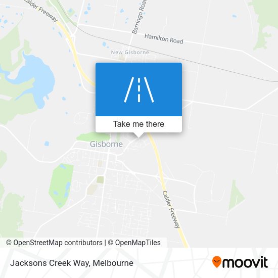 Jacksons Creek Way map
