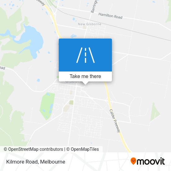 Kilmore Road map