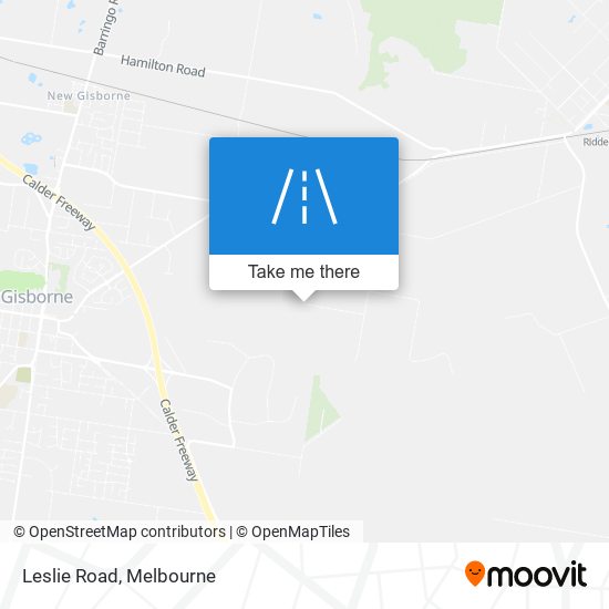 Leslie Road map