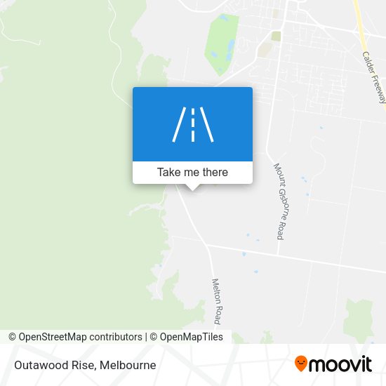Outawood Rise map