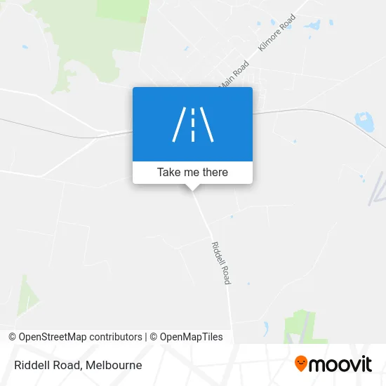 Mapa Riddell Road
