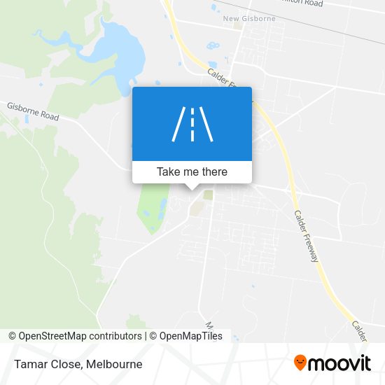 Tamar Close map