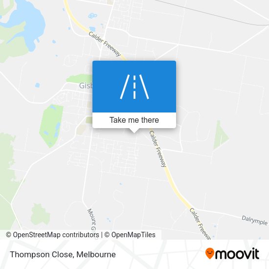 Thompson Close map