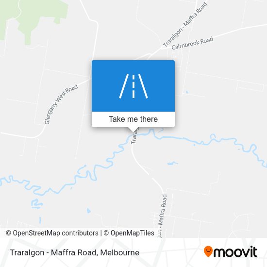 Traralgon - Maffra Road map