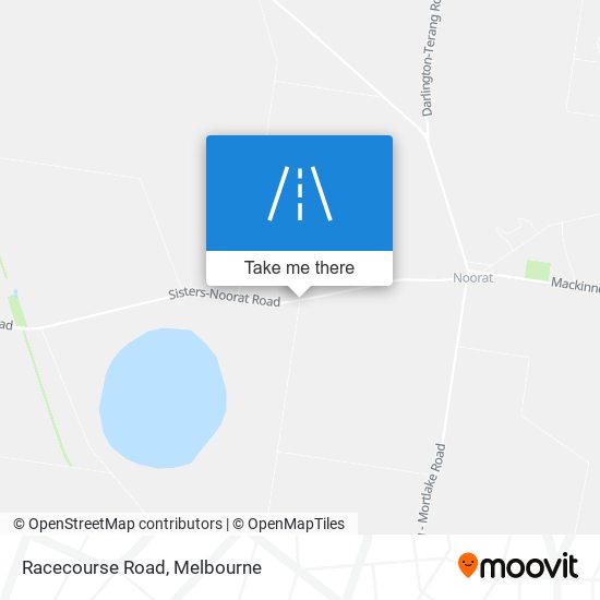 Racecourse Road map
