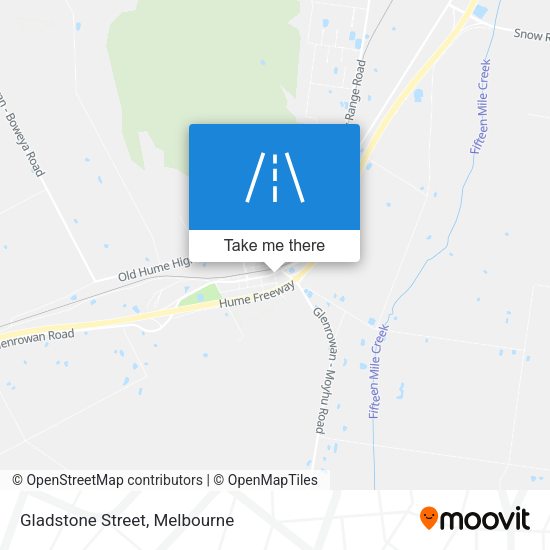 Gladstone Street map