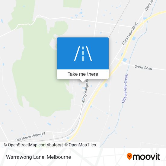 Warrawong Lane map