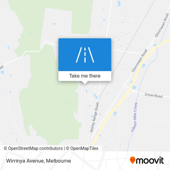 Wirrinya Avenue map