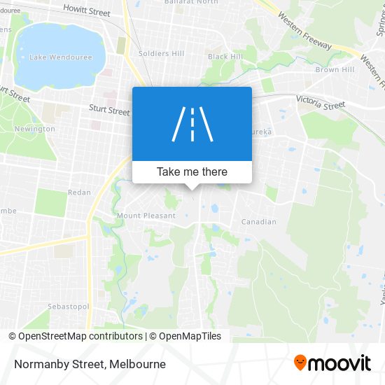 Normanby Street map