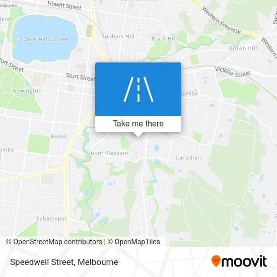 Speedwell Street map