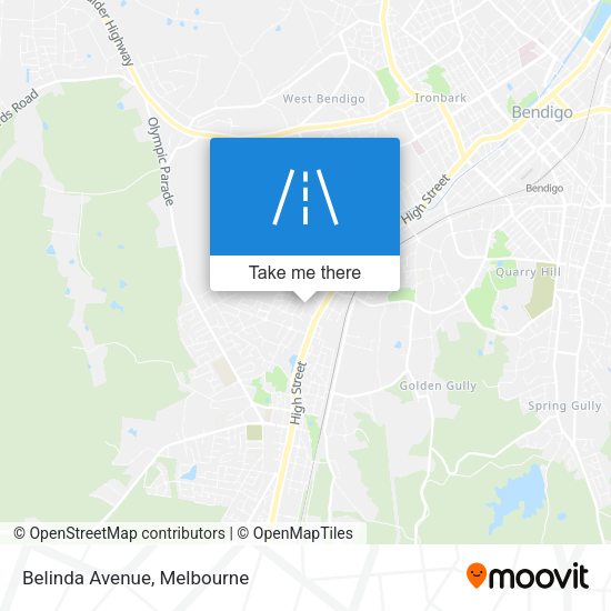 Belinda Avenue map