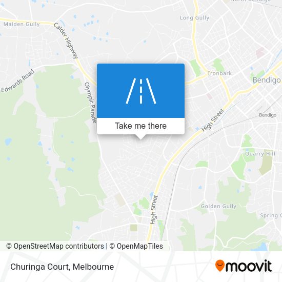 Churinga Court map