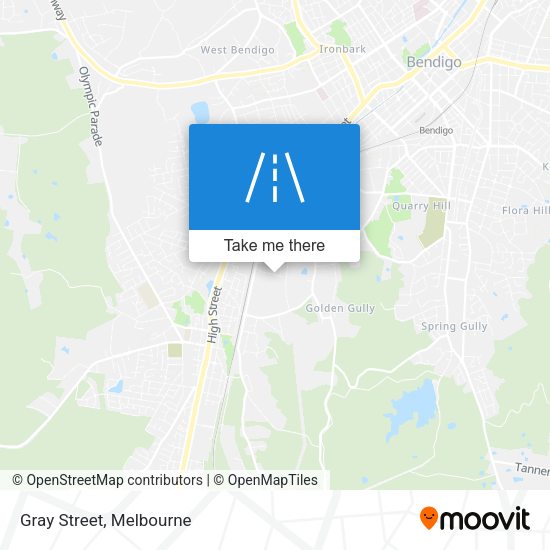 Gray Street map