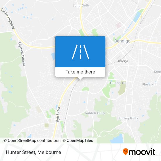 Hunter Street map