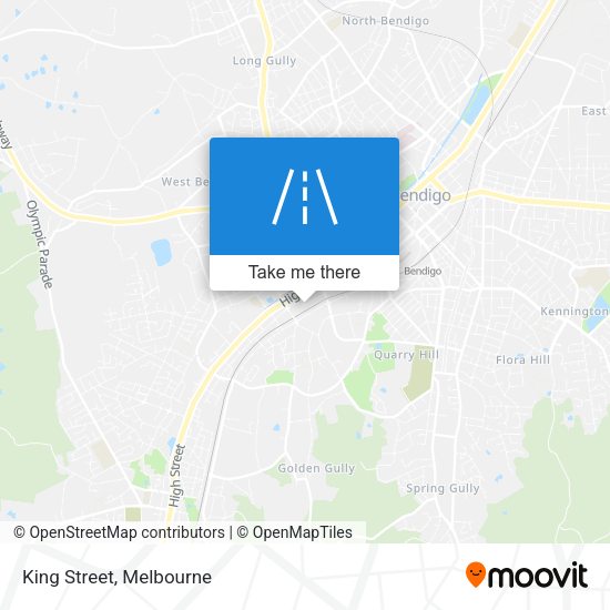 King Street map