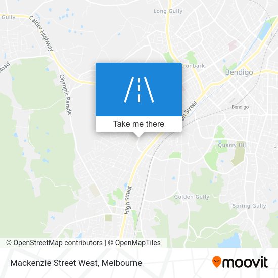 Mackenzie Street West map