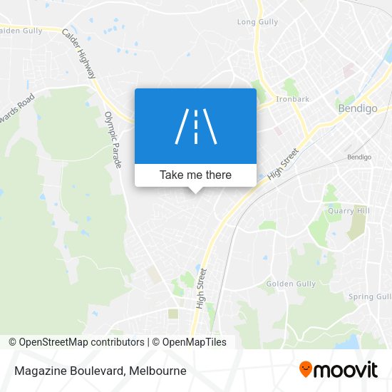 Magazine Boulevard map