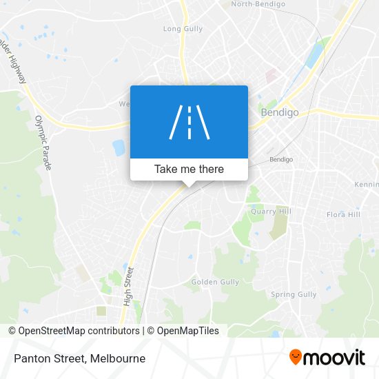 Panton Street map